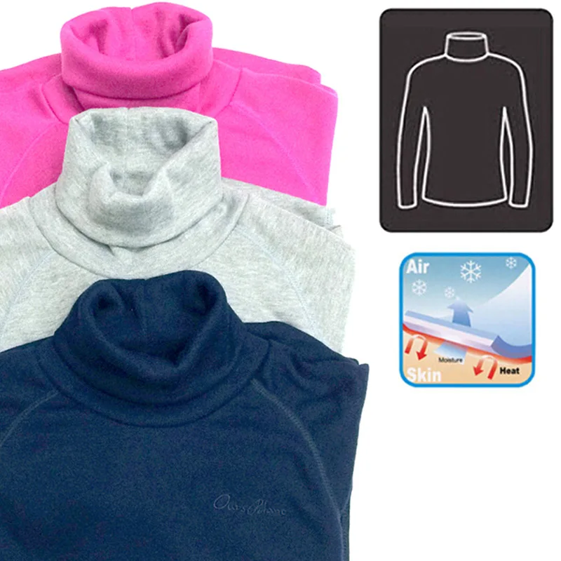 Kids Thermal UnderwearTurtleneck blouse Long Sleeve Middle High Neck Soft Warm Children's Long Johns Free Shipping 13002 Kids Thermal UnderwearTurtleneck blouse Long Sleeve Middle High Neck Soft Warm Children's Long Johns Free Shipping 13002