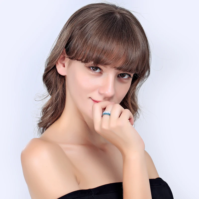 Modyle Brand Zircon Rings Clear CZ Gold-Color Rings for Women Fashion Jewelry Wholesale