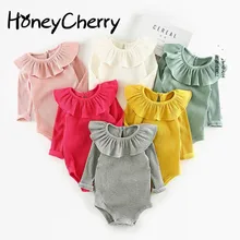 Baby Romper Burst Lotus Leaf Collar Triangular Climbing Suit Baby Girl Clothes romper Baby Girl Summer Clothes Jumpsuit