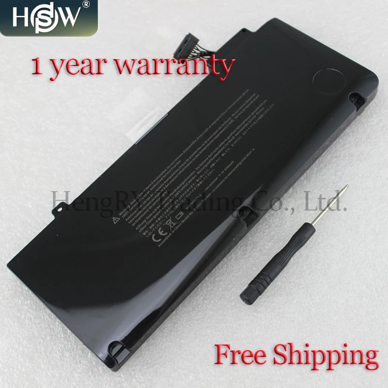 Аккумулятор HSW A1322 для APPLE MacBook Pro 13 дюймов Unibody A1278 MC700 MC374 Mid 2009 2010 2011 2012|Аккумуляторы