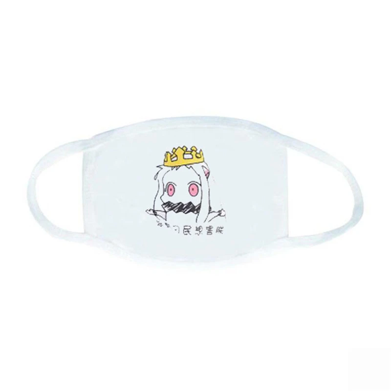 Fashion Expression Mouth Mask Anime Cotton Mouth Mask Unisex Mask Mouth-muffle Dustproof Respirator Cute Anti-Dust Mouth Covers