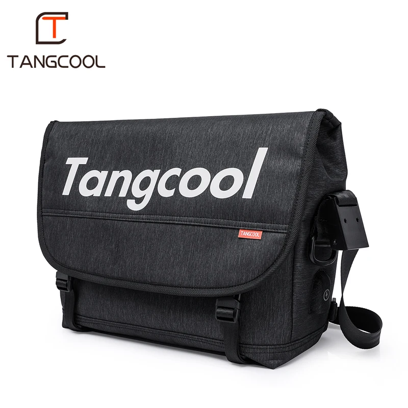 

Tangcool men fashion mens shoulder bags high quality oxford casual messenger school bag for teenage