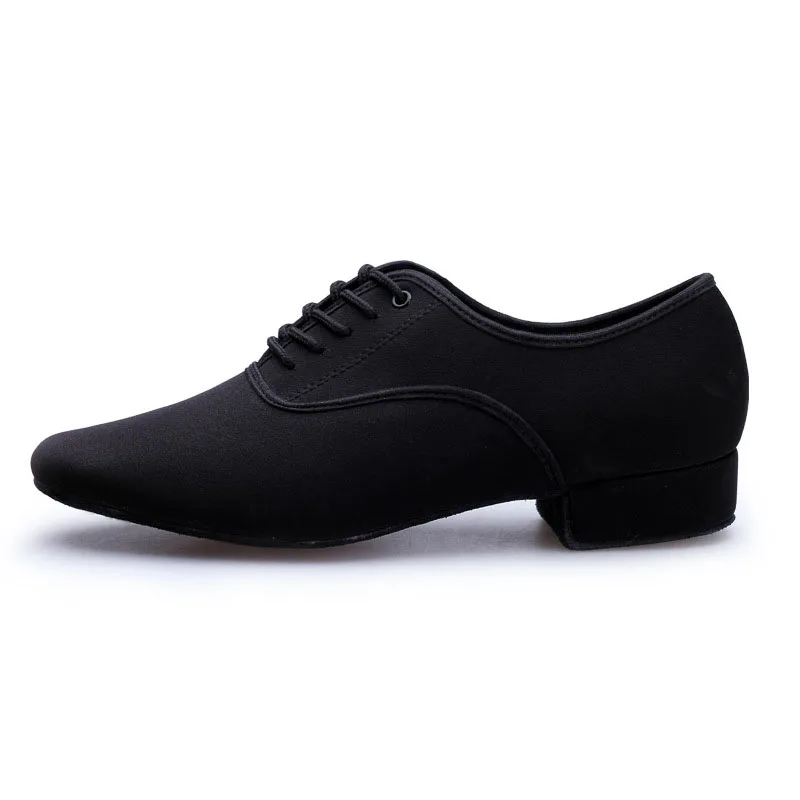 BD61 черные оксфорды для улицы/дома 2,5 см каблук Джаз Современная обувь Zapatos де сальса бальные туфли для латинских танцев для мужчин