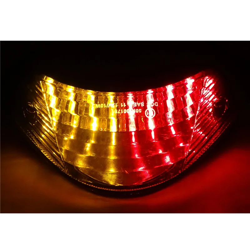  waase For Honda Hornet CB900F 2002 2003 2004 2005 2006 2007 E-Mark Rear Tail Light Brake Turn Signa - 32652693469