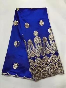 

2016 Fashion George Lace High Quality With Sequins For Sewing In Blue/Orange/Green/Red/Violet Color African George Fabric
