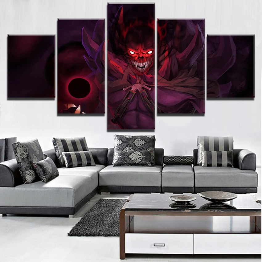  Canvas Printed Wall Art 5 Panel DotA 2 Shadow Demon Pictures Home Decor Game Poster Canvas Painting