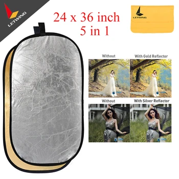 

Godox 24 x 36 inch 2 in 1 Portable Photography Studio Multi Photo Collapsible Light Reflector Dsic 60x90cm Free Shipping