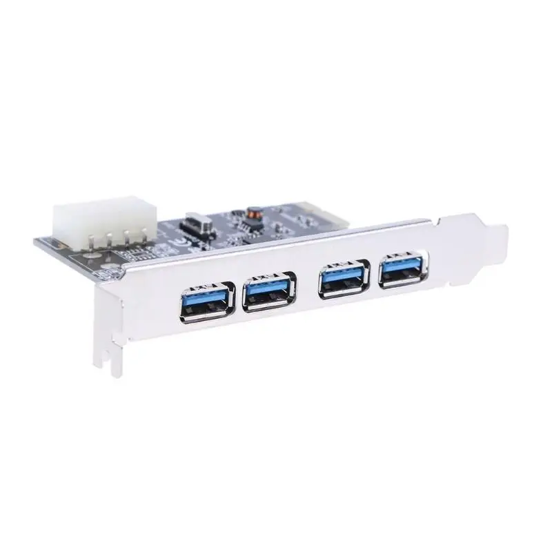 PCI-E до 4 портов USB 3,0 концентратор PCI-E для USB Экспресс-карты расширения