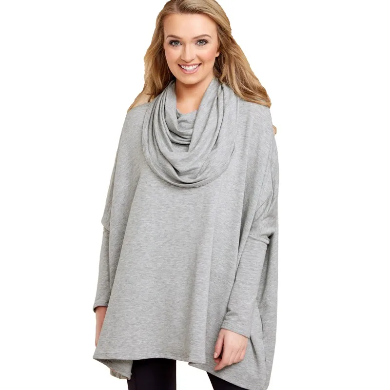 cowl neck sweatshirt plus size