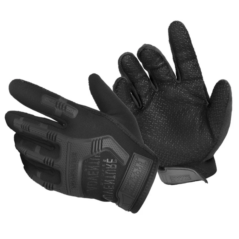 Полный палец велосипедные перчатки спортивные Нескользящие гель площадку мотоцикл MTB дороги велосипед зимние камуфляжные армейские Gloves1