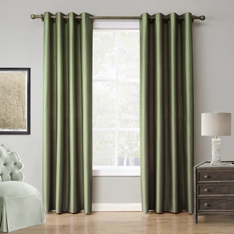 Thermal Insulated Blackout Panel Curtains for Living Room Bedroom