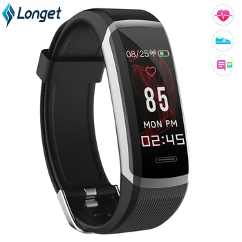 

Longet GT101 Smart Wristband Color Screen Heart Rate Monitor Smart Bracelet with Call Reminder Alarm Clock for Men Women New