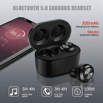 

Kuulee Mini TWS Wireless Earphone Earbuds Bluetooth 5.0 Sport HiFi Stereo Bass Gaming Headset Earphones With Microphone