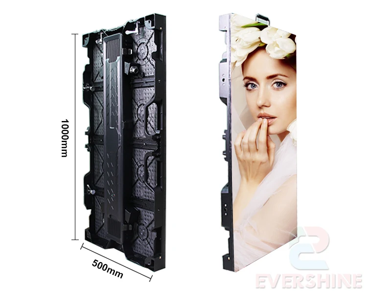 Aluguer de Cor Cheia ao ar Livre do Painel de P3.91 Parede de Vídeo de 500x1000mm Levou Gabinete Liderado Exibição 12 High Quality display led