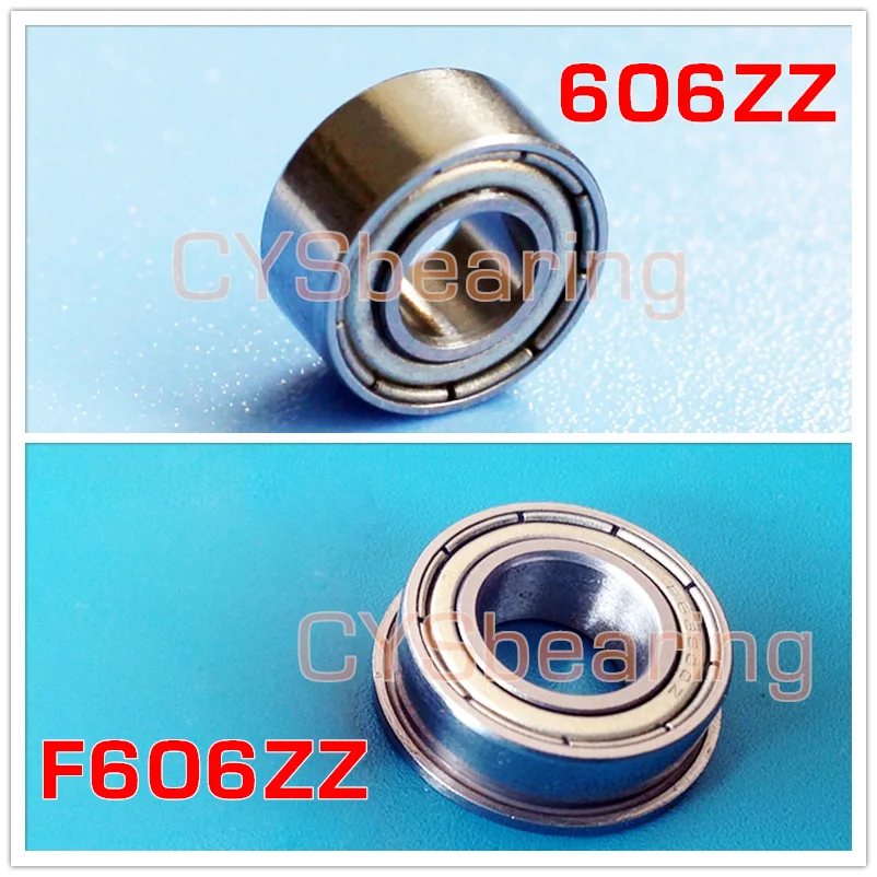 Шариковый подшипник 606ZZ 6x17x6 мм F606ZZ S606ZZ из нержавеющей стали|steel stainless|steel flangesteel ball