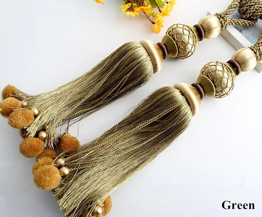 Золотые кисти для штор. Подхваты с бахромой. Шнурок с кисточкой. Бахрома веревочная. Кисточки для рукоделия.