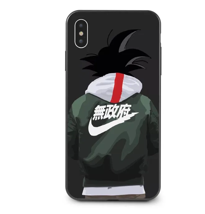 Dragon Ball z Гоку DragonBall Coque в виде ракушки чехол для телефона черный мягкий чехол для iPhone X 7 8 плюс 6 6s 5 5S SE XS MAX XR XS