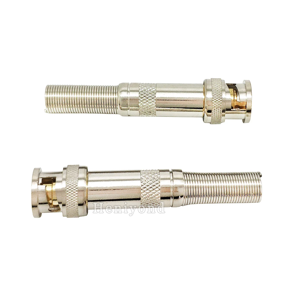 Free Shipping 10pcs/lot BNC Male Video Plug Coupler Connector to screw for RG59 video bnc adapter for cctv