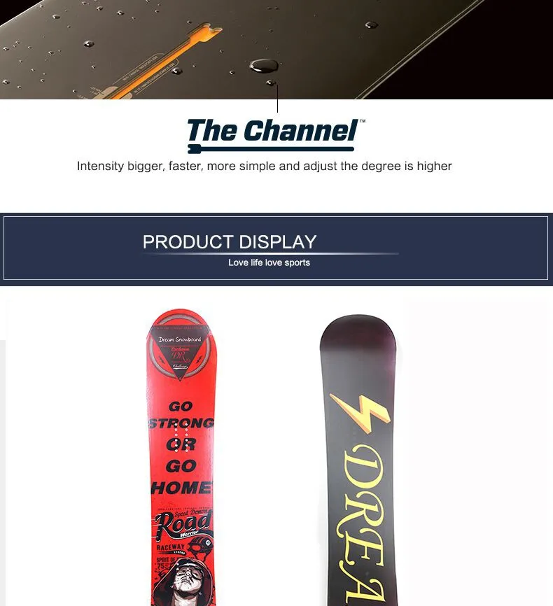 153cm Universal All Mountain Customized Snowboards For Adult Male