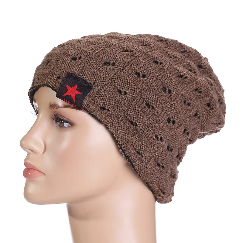 

2016 band beanies winter men knitted hat reversible beanie for new women unisex baggy warm ski skullies skull cap bonnets gorros