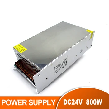 

Switching Power Supply DC 24V33.3A 800W Single Output LED Power Supply Transformer 220v 110v AC to DC24V SMPS for cctv led light