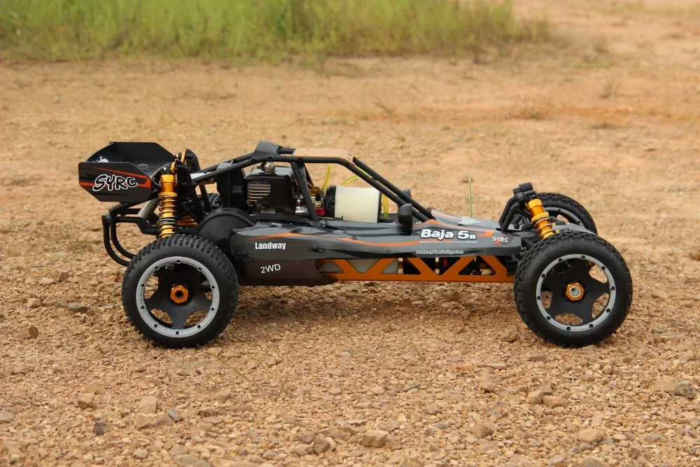 1:5 SY Baja 30.5cc 2T газовый двигатель все нейлон Чистый нейлон мощный RC baja автомобиль 2.G дистанционное управление