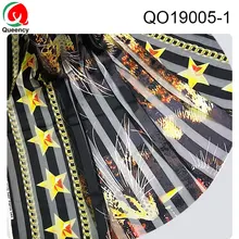 Лидер продаж популярная африканская лента органза кружевная ткань для Wemen Платья материал QO19005-7