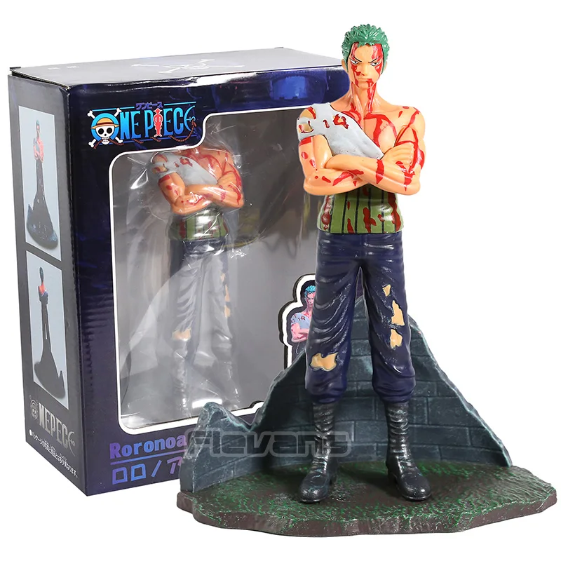 

Anime One Piece Roronoa Zoro Battle Damage Ver. GK Staute PVC Figure Collectible Model Toy