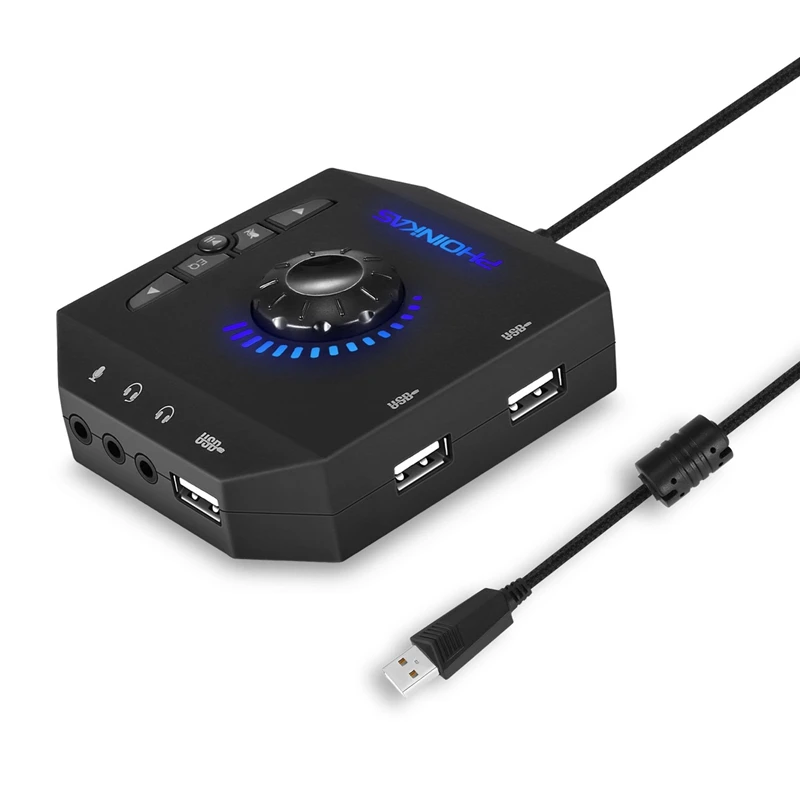 Лидер продаж Phoinikas T10 мульти переключатель usb хаб аудио адаптер внешний стерео