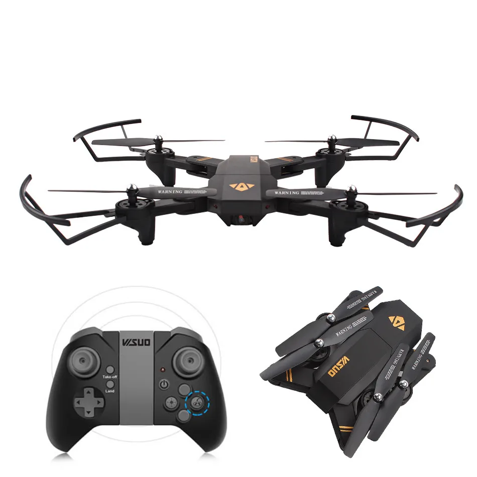 VISUO XS809HW складной селфи Радиоуправляемый Дрон с FPV Wifi 2MP широкоугольная камера или