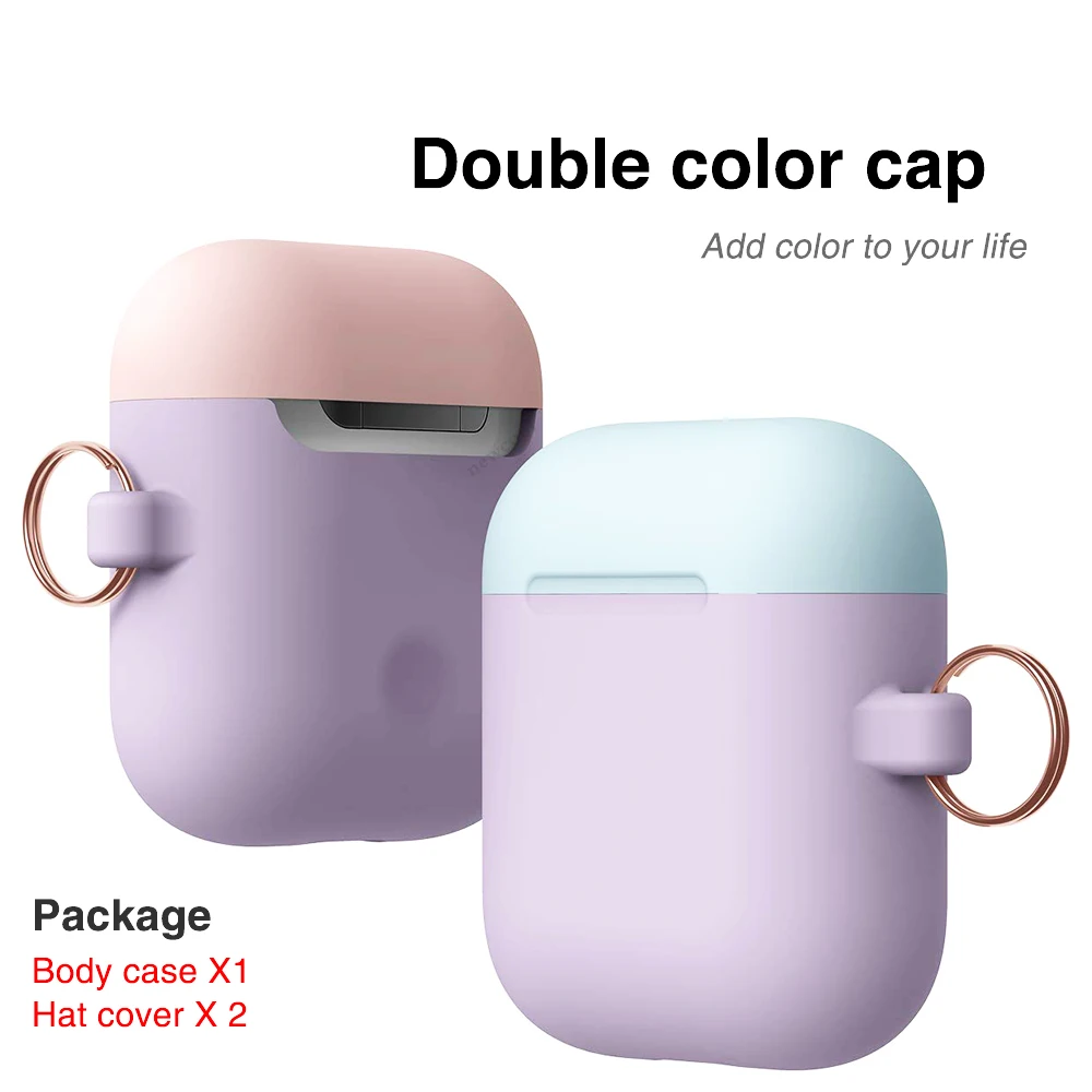 

TPU Silicone Bluetooth Wireless Earphone Case For Airpods Protective Cover Skin Accessories For Apple Airpods Charging Box
