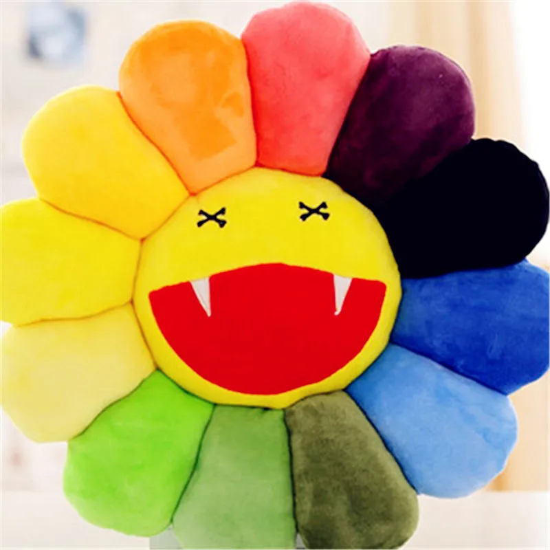 

Creative Plush Dools Medicom Toy KAWS Expression Sunflowers Short Plush Bean Bag Action Figure Giocattolo G1256
