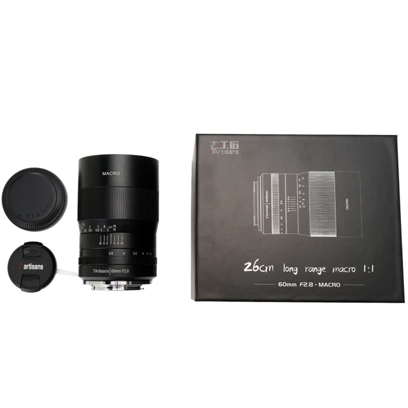 7artisans 60mm f2.8 1:1 magnification macro lens
