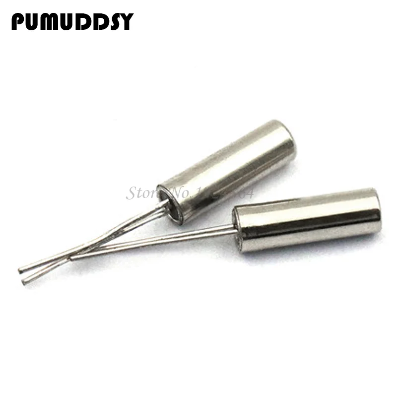 

20pcs 2*6cm 32.768KHz Error 20ppm 32.768K 12.5pF Cylinder quartz resonator