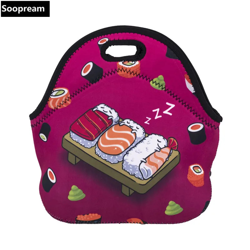 neoprene food font b bag b font bolsa termica bread font b lunch b font font