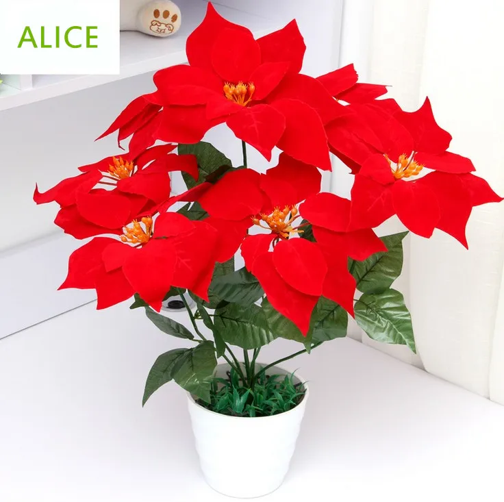 online buy wholesale artificial poinsettias from china online buy wholesale artificial poinsettias from china