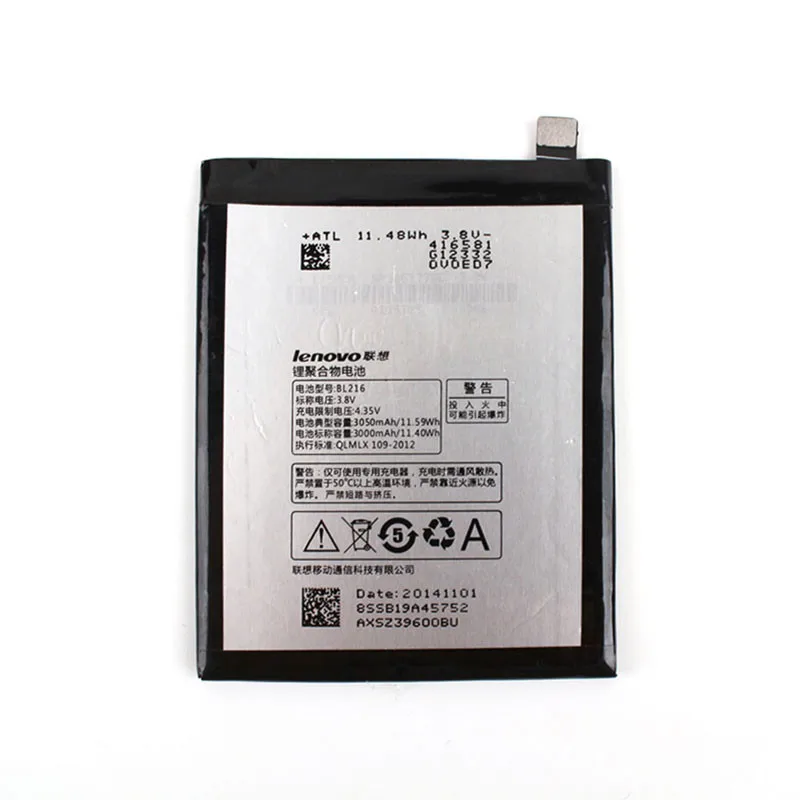 Оригинальный аккумулятор для Lenovo K910 BL216 3000 мАч оригинальный замена