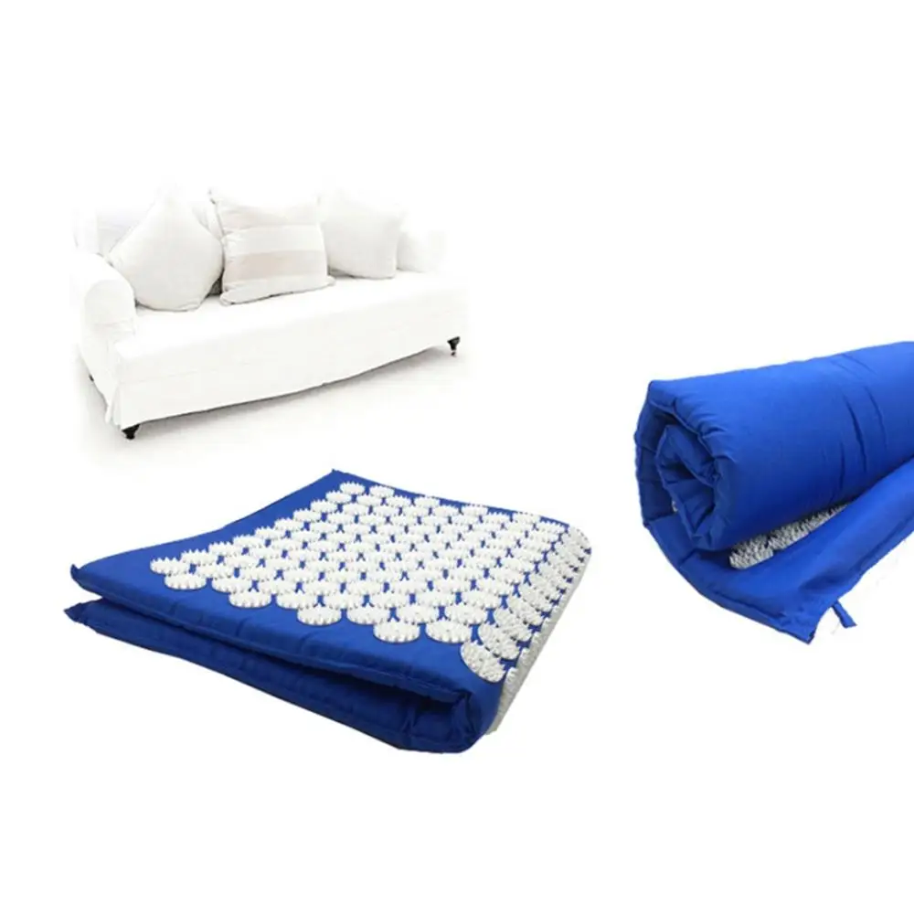 Lotus Acupressure Massage Mat with pillow set for Fitness to Relief Body Pains including foot