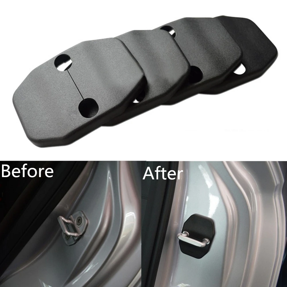 Car Door Lock Cover For Dodge Journey JUCV Caliber Charger RAM Dart for Jeep Grand Cherokee