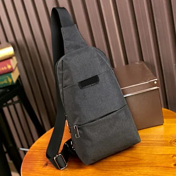 

Casual Men Chest Pack Canvas Crossbody Bags for Men Shoulder Handbag Strap Male Travel Cross Body Bag Anti Theft Chestbags W327
