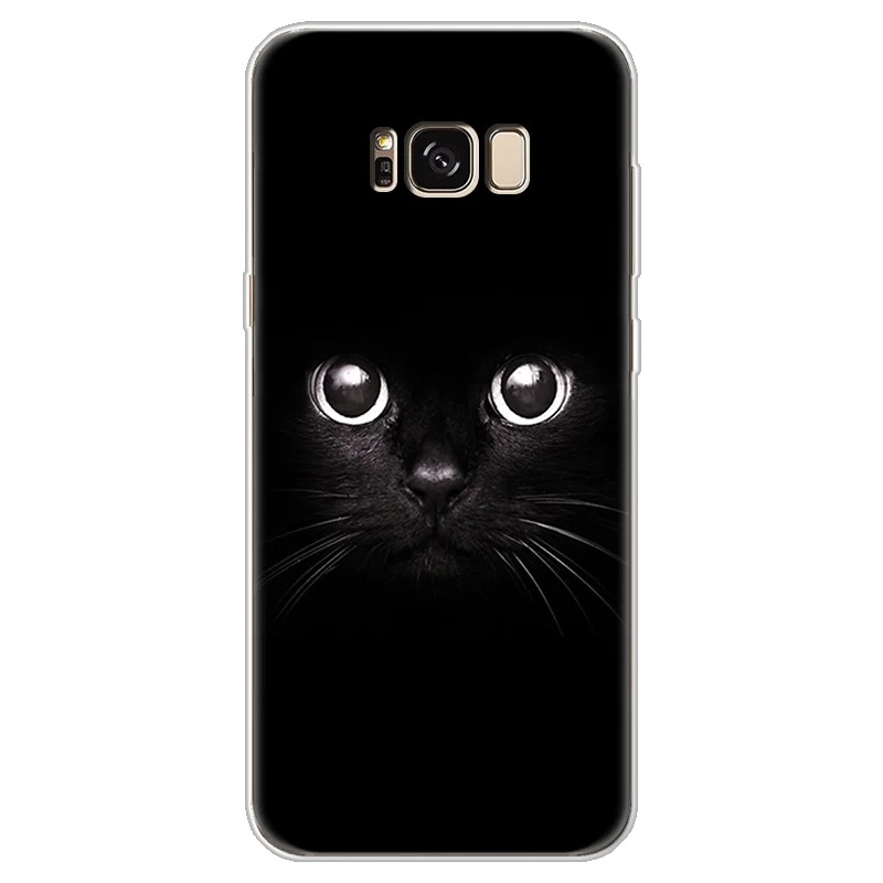 ТПУ кота совы крышка для Samsung Galaxy J2 J3 J5 J7 Prime S5 S6 S7 край S8 S9 плюс A3 A5 A6 A8 Note 8 9 2016 2017 2018