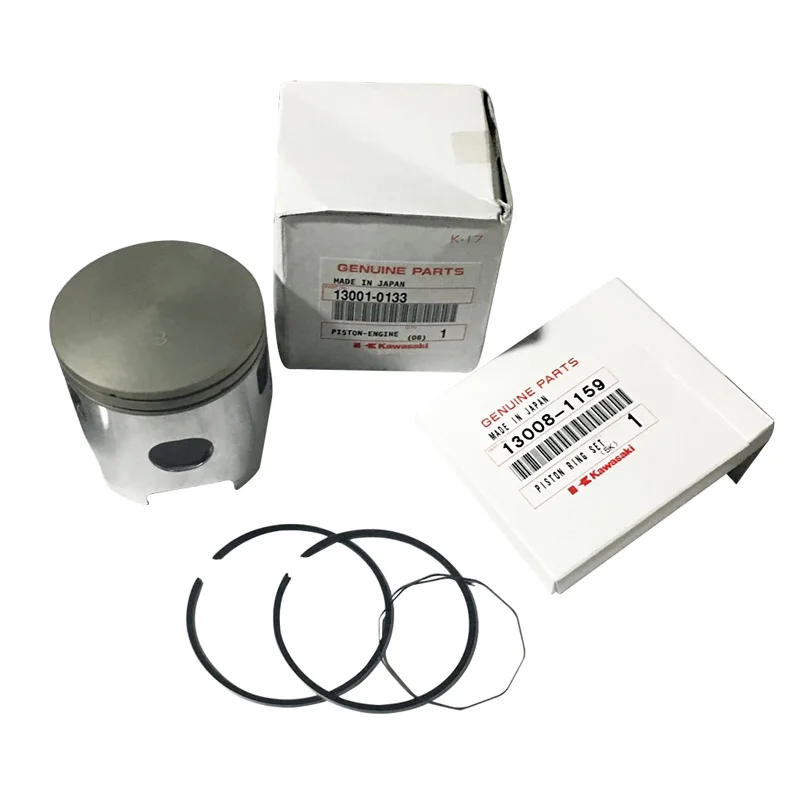 Motorcycle Standard Bore 69 mm Piston & Piston Ring Kit For Kawasaki