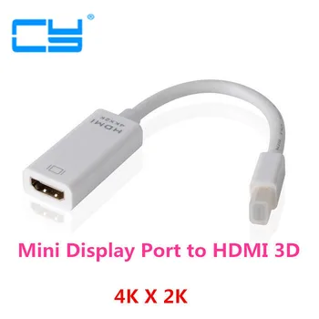 

4K x 2K Thunderbolt Mini Displayport DP to HDMI 3D High Resolution Ultra HDTV Adapter Converter Cable For iMAC Mac Book Pro Air