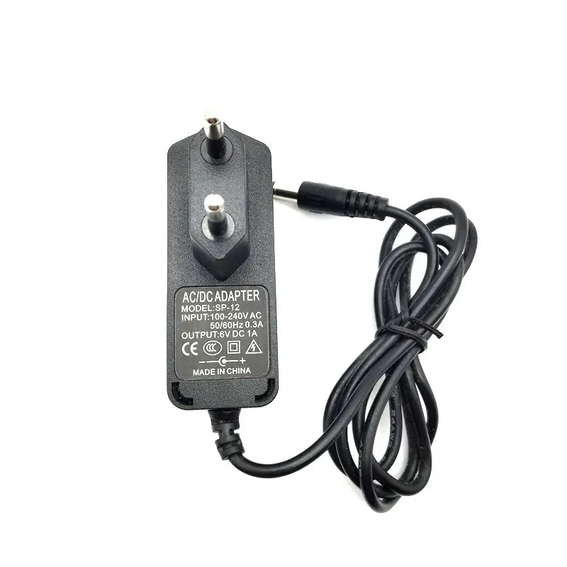 10 шт. EU US Plug настенное домашнее зарядное устройство 6 в 1A 5 5x2 1 мм 5*2 мм/5 адаптер