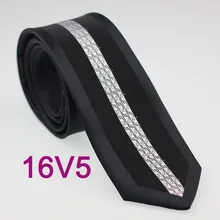 Yibei Coachella Галстуки тощий черный галстук граничит с серебряными точками в Вертикальную Полоску Средства ухода за кожей шеи галстук взрослых брак узкий Средства ухода за кожей Шеи Галстуки