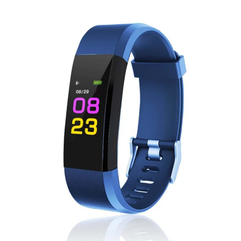 5 Colors Fitness Equipment Activity Heart Rate Sport Wristband For Fitbit Activity Pedometer For Outdoor Indoor Fitness Running