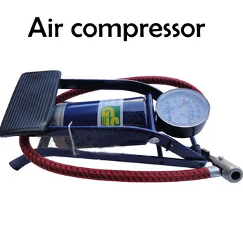 

easy to use Car pump air compressor Car-styling Foot Air Pump 100PSI Car Vehicle Tires Bicycle Bike Motorbike Ball Inflator