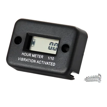 

New vibration Digital Hour Meter For Motorcycle ATV Snowmobile Boat tractor chainsaw far machine Gas Engine Waterproof