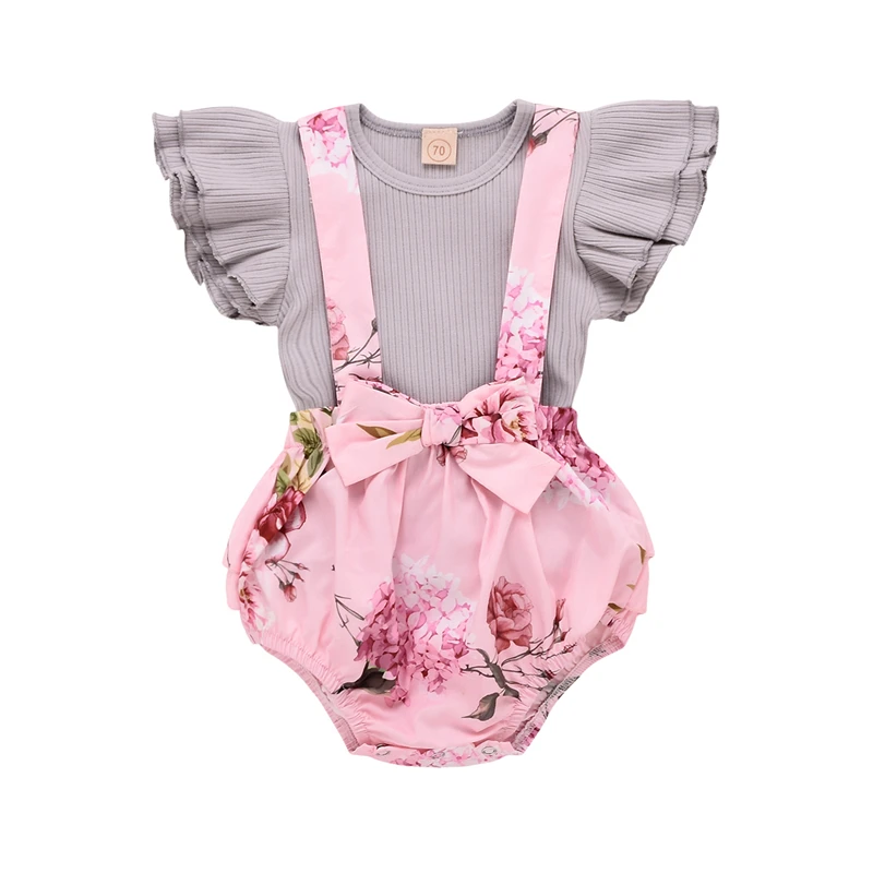 Wisefin Spring Baby Girl Clothes Cotton Baby Outfits Set Fashion Baby