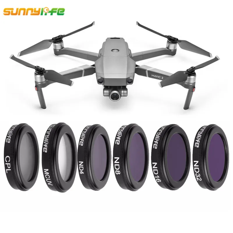 

Sunnylife for DJI Mavic 2 Zoom 4K Camera Lens Filter MCUV CPL ND4 ND8 ND16 ND32 Filters Mavic 2 Accessories for DJI Mavic 2 Zoom